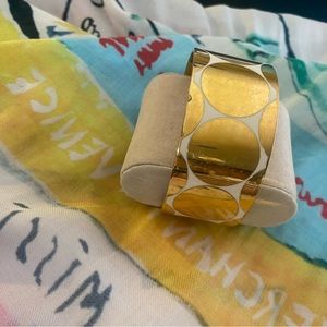 Kate Spade Wide Polka Dot Bangle